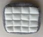 Preview: Mikrofaser Bettchen eckig ca. 53 x 43 cm silbergrau